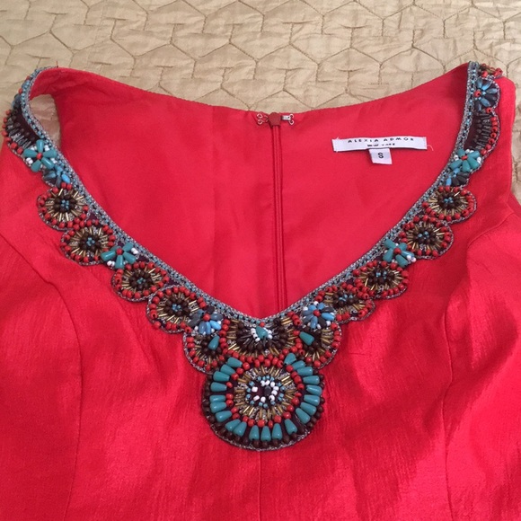 Red dress ,size S - Picture 3 of 7